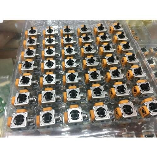 100pcs/lot New Original Orange Color 3D Joysticks for Xbox360 Game Repair Parts Analog Joysticks