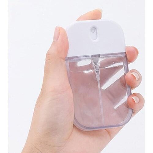 35ml Spray Bottles Transparent Plastic Mini Refillable Container Empty Cosmetic Containers Travel Perfume Cleaning Gel Cans