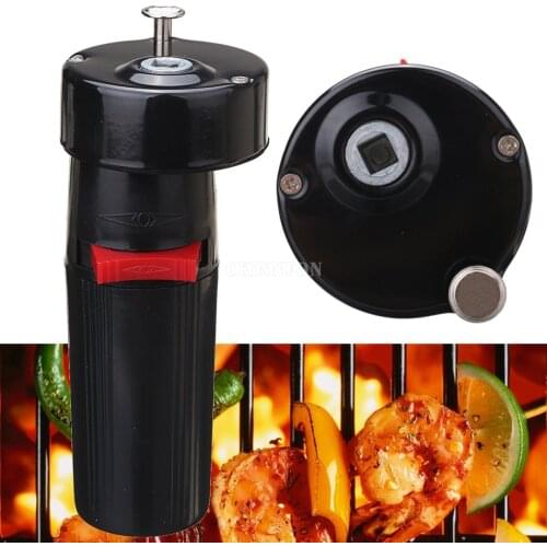 50Pcs/Lot Black Barbecue Rotisserie Rotator 1.5V Grill Battery Motor BBQ Roast Bracket Holder Size:130*53mm