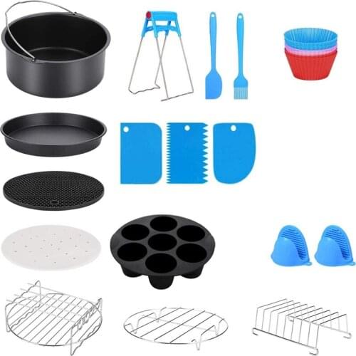 8 Inch Air Fryer Accessories,Deep Fryer Accessories,For Growise Phillips Cozyna Fits All 4.2 Quart-5.8 Quart Air Fryer