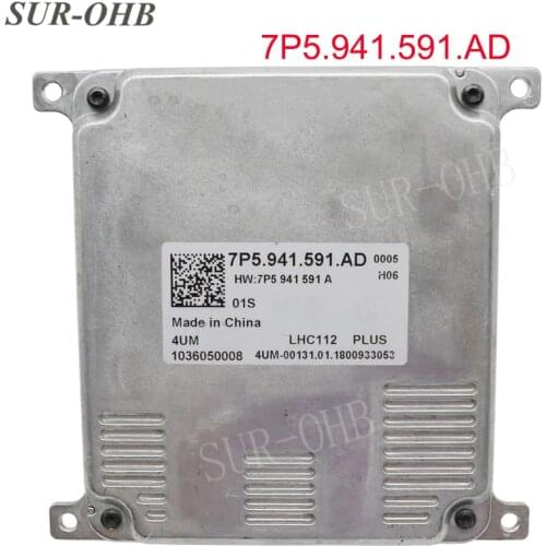 Original 7P5941591AD 1036050008 7P5941591A LED control unit power module 2017 headlights ballast 7P5941591AH 10100500075 LHC212