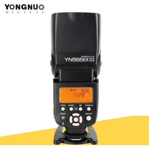 YONGNUO YN565EX III Wireless TTL Slave Flash Speedlite GN58 High Speed Recycling System Supports USB Firmware Upgrade for Canon