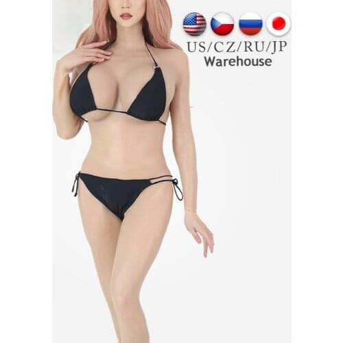 Whole Body Suits with Arms Silicone Fake Boobs Bodysuit for Crossdresser Transgender C-H Cup Breast Forms Shemal