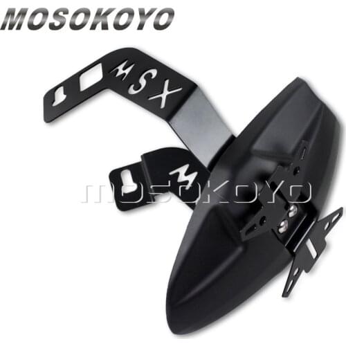 Black Motorcycle Rear Fender Mudguard Mud Guard Bracket for Honda MSX125 MSX 125 M3