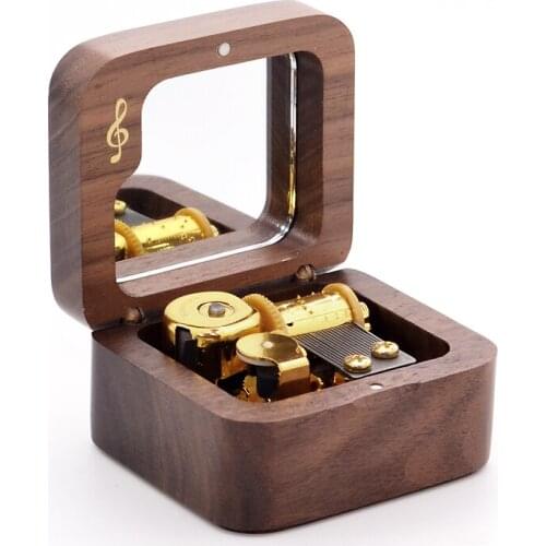 Wooden Castle in the Sky music box lettering gift boutique Christmas home children creative birthday gift for girls wholesale