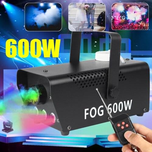 3Led 600W remote control smoke machine mini Red Blue Green Mixed color fog machine for car disco bar stage performance show 220V