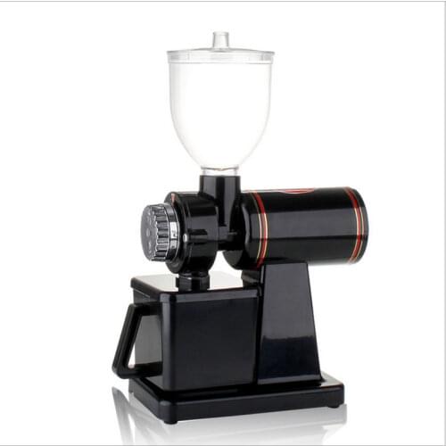 Electric black/ red color coffee bean grinding machine burr mill grinder 220V/ 110V