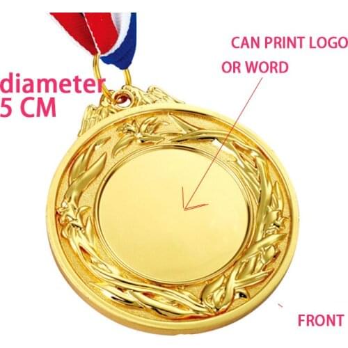 Hot sale sports competitions school sports medal sports gold silver bronze medal free print