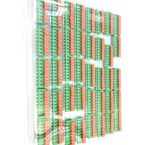 KF141V-2.54 KF141V 2P/3P/4P/5P/6P/7P-20P Can be spliced terminals 2.54mm Pitch Straight PCB Spring Teminal Block Connector