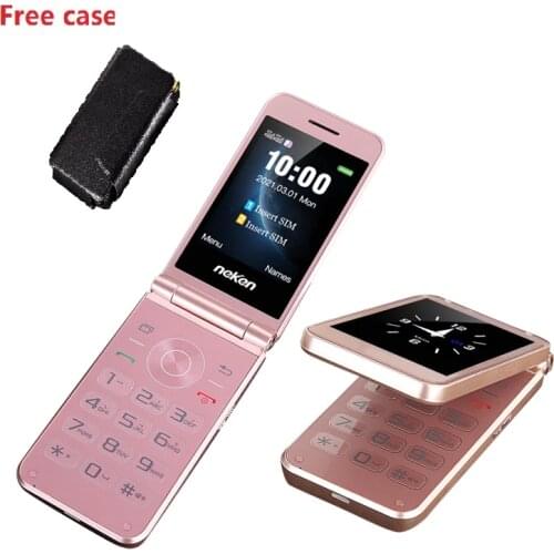 Basic Ederly Dual Display Flip Mobile Phone 2G GSM Unlock Easy Work Senior Speed Dial Big Key Large Volume SOS Button Flashlight