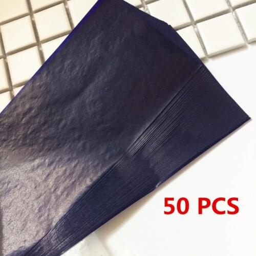50Pcs/Set Black 48K Copy Carbon Paper Painting Tracing Paper Graphite Painting Reusable Painting Accessories Legible Tracing