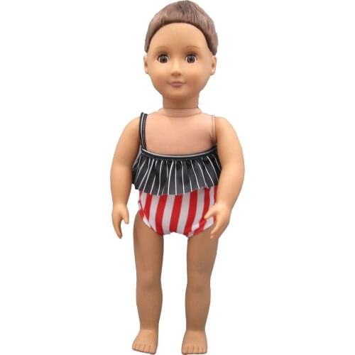 Doll clothes for 18inch 43cm-45cm American doll and new born doll accessories fashion Swimsuit Dress Wetsuit