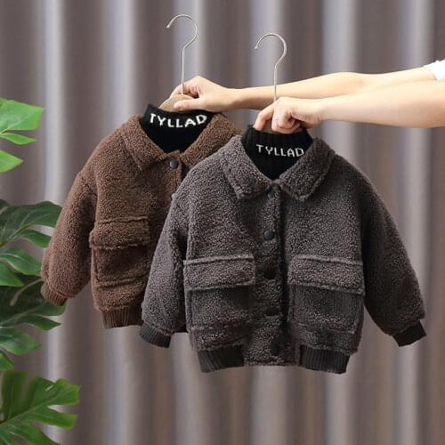 2021 New Infant Coat For Baby Jacket Autumn Winter Jacket For Baby Boys Costume Toddler Kids Coat Newborn Baby Clothes 2-8year