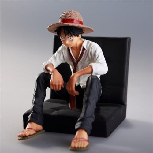 New Hancock Luffy Sitting Sofa Life Ver. PVC Action Figure Luffy Sex Boa Hancock Collectible Model Toy 12cm