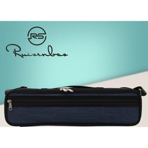 New Water-resistant Flute Case Bag Box for Concert Flute with Adjustable Shoulder Strap Musical Instrument