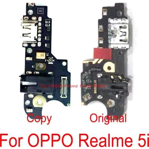Original USB Charging Dock Port Board With Microphone Flex Cable For OPPO Realme 5i Realme5i USB Charge Board Plug Jack Flex