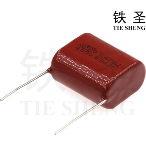 5PCS 400V475 400V 475J 4.7UF Polypropylene film capacitor pitch 25mm