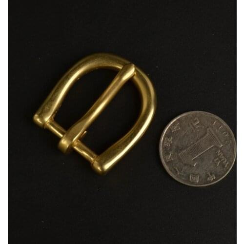 DIY leather craft women solid brass material cute belt pin buckle inner 20mm 5pcs/lot wholesale