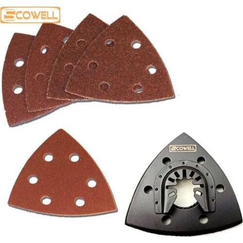 30% off Polish Sanding paper Triangular sanding pad suit for oscillating power multi tool saw machine 60 grits 100 grits sand