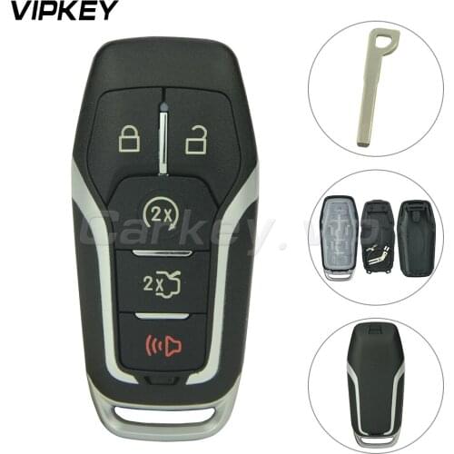 Smart remote key case 5 button 164-R7989 for Ford Edge Explorer Fusion 2015 2016 2017 M3N-A2C31243300 car Key shell Remotekey
