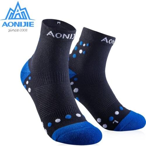 AONIJIE E4092 Outdoor Sports Running Athletic Performance Tab Training Cushion Quarter Compression Sock Heel Shield Cycling Sock
