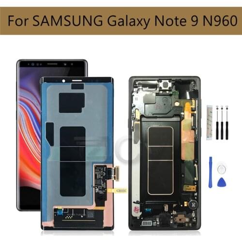 LCD For Samsung Galaxy Note 9 N960F N9600 N960U Display Touch Screen Digitizer Assembly For Samsung note 9 Display Burn Shadows