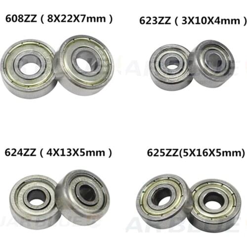 10pcs New Ball Miniature Bearing F1 High Carbon Steel 8 * 16 * 5 Hardware Electromechanical 688zz/2RS Bearing 688 Bearing