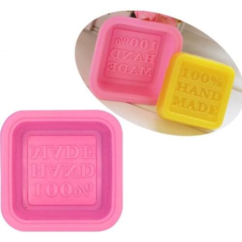 100% Handmade Soap Molds DIY Square Silicone Moulds Baking Mold Craft Art Making Tool DIY Cake Mold SN80