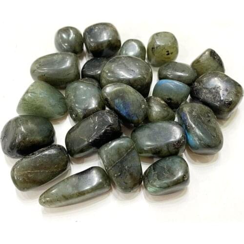 100g Purified Natural High Quality Gray Moonlight Gravel Degaussing Meditation Energy Enhance Healing Crystal
