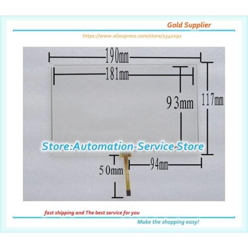 8 Inch Touch Screen Panel Is Suitable For Car Navigation Systems Video Intercom Control Learning Machine 190*117 New Original