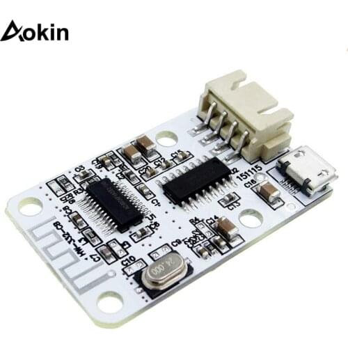 Wireless Bluetooth 4.0 Stereo Audio Receiver Module Digital Amplifier Sound Loud Board For Arduino Micro USB 3W+3W 5V DC