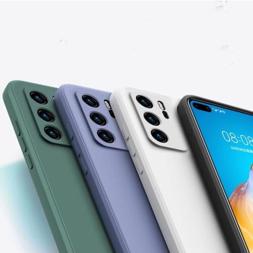 For Huawei P40 Pro P40PRO Case 2020 New Soft Liquid Silicone Skin protective back cover case for huawei mate 30 pro MATE30 shell