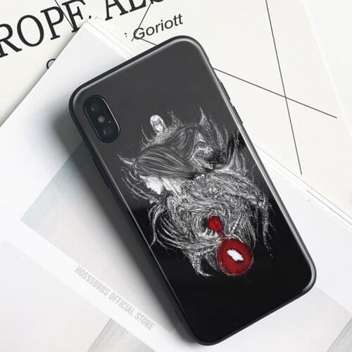 Attack on Titan Anime Sketch Soft Silicone Glass for iPhone SE 6 6s 7 8 Plus X XR XS 11 12 Mini Pro Max Phone Case Cover Shell