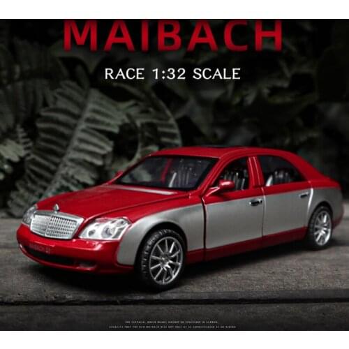 High Simulation 1:32 Maybach S600 Metal Diecast Alloy Car Model 6 Doors Can Be Opened Toys For Children Gifts