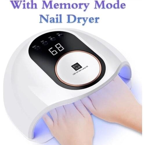 78W UV 42Pcs LED Nail Lamp Gel Drying Lamps Gel Polish Sun Light Nail Dryer Infrared Sensing LCD Timer Smart Manicure