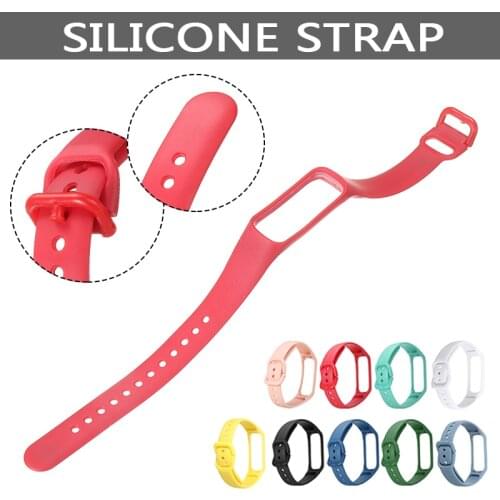 Fashion Silicone Sport Watch Band For Samsung Galaxy Watch Fit-e/R375 Replacement Wrist Strap Classic Pin Clasp Leisure Band