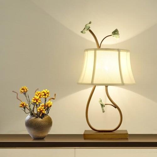 New Chinese Table Bedroom Bedside Modern Minimalist Personality Zen Living Room Study Table Lamp