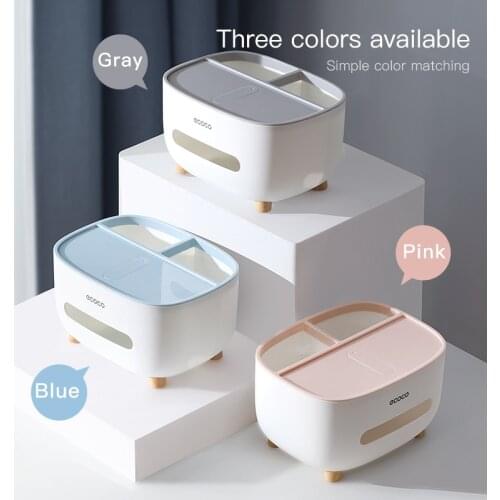 ABSplastic Kitchen Desk Tissue Box Cosmetic Storage Box Organizer Living Room Home Decoration Storage Manager Organization Bins