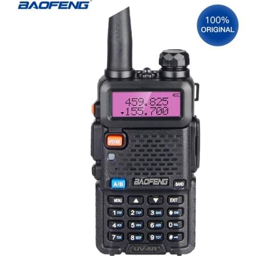 2021 BAOFENG UV-5R Walkie Talkie 2way Ham Radio Handheld UV5R Portable Dual Band two way radio 100% Original transceiver UV 5R