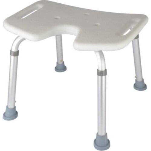 Adjustable height Professional bathroom chair skidproof bath stool for Patients the Old and Pregnant woman
