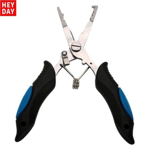 Large Multi-function Fishing Pliers Stainless Steel Fishing Pliers Straight-mouth Hook Clamp Sharp Multi-function Fishing Pliers