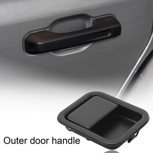 2Pcs Exterior Door Handle Replacement Outside Door Handle 55176382AE 55176383AE CH1310131 for Jeep