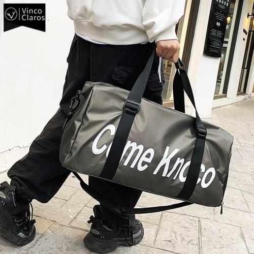 Unisex Waterproof Sports Gym Bag Men HandBag Large Capacity Shoe Bags Outdoor Travel Bags Dry Wet Separation Fitness Duffle Bag