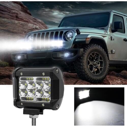 LED Headlight Lighting Spot Flood Beam for Off-Road SUV ATV \\\\Boat Trucks Excavator Work Lights Bar