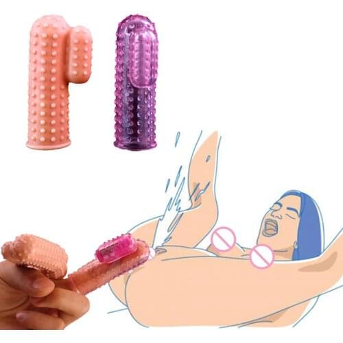 Sex Finger Vibrator Sleeves Clitoral Stimulation Sex Toys For Woman Vagina Erotic Shop Adults Products For Couples Vibrating Egg