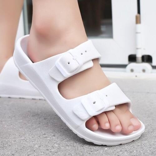 Women Jelly Shoes Summer Sandals Female Flat Shoes Casual Ladies Slip on Slippers Woman Candy Color Open Toe Beach Sandals