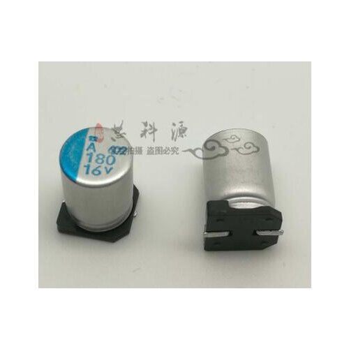 10pcs 180uF 16V NCC PXA series 8x12mm 16V180uF Super Low ESR SMD Solid capacitor