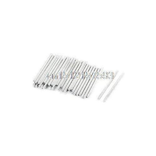 30 Pcs Spare Parts Stainless Steel Round Rod 32mm x 2mm for RC Helicopter