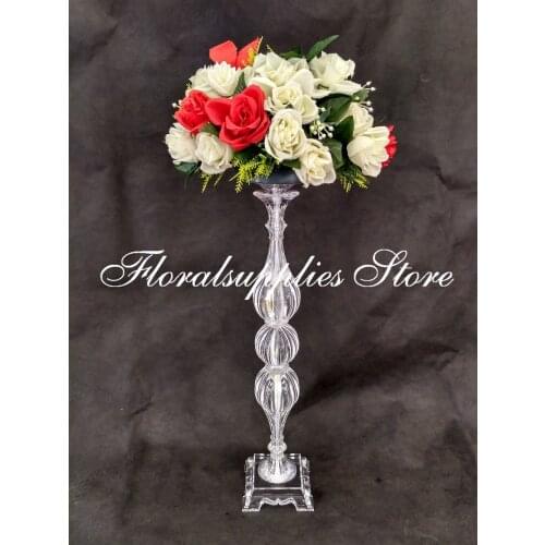 70cm Tall Crystal Wedding Candelabras candle holder Flower Stand Table Centerpiece Wedding Decoration