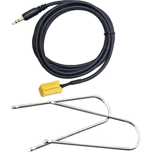 3.5mm Car Aux Input Adapter Lead Cable Cord for Alfa Romeo 159 Fiat Grande Punto